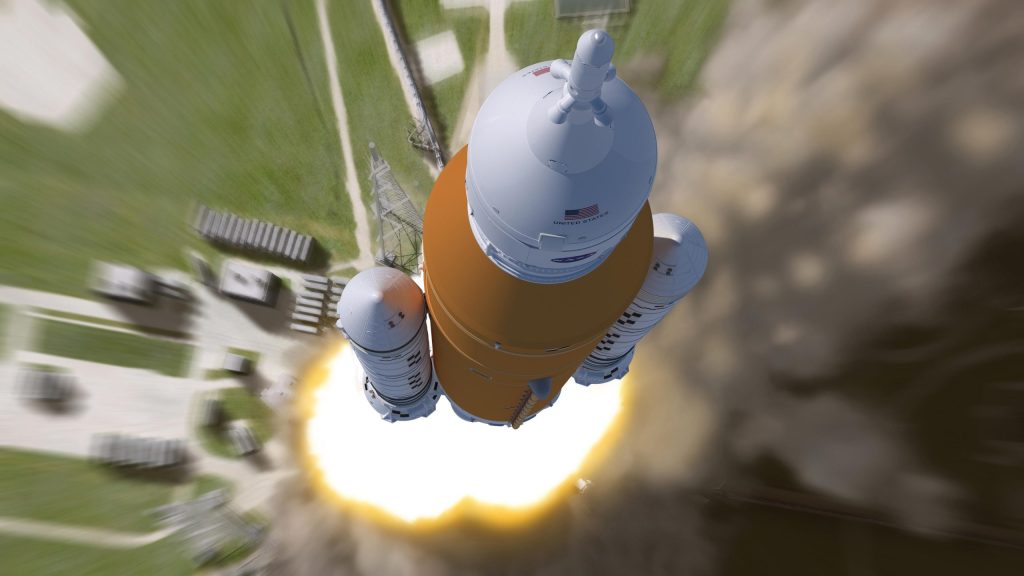 La NASA prepara cohetes lunares SLS masivos para las primeras misiones Artemis