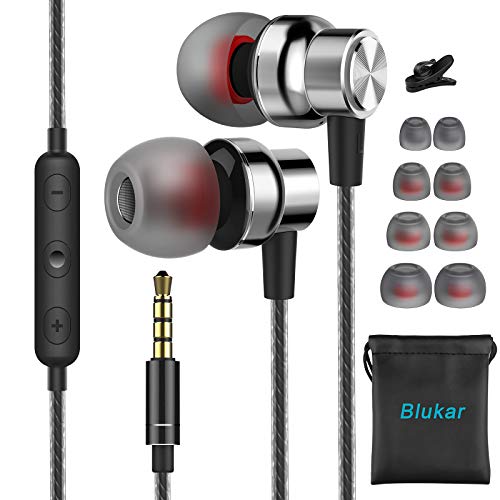 Stereo-Kopfhörer-Geräuschunterdrückung In-Ear-Lautstärkeregler für iPhone Tablet 
