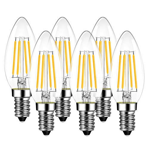 6X 5W E14 LED Kerzenlampe Licht Leuchtmittel Kerzen Birne Set Warmweiß/Kaltweiß#