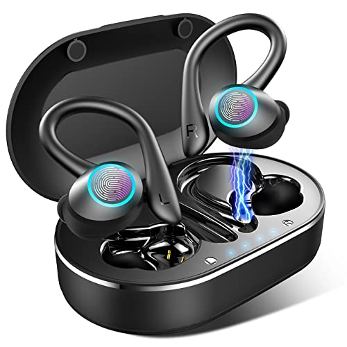 Bluetooth5.0 Kopfhörer In Ear Kopfhrer 180 ° Kabellos Sport Gym Headset Ohrhörer